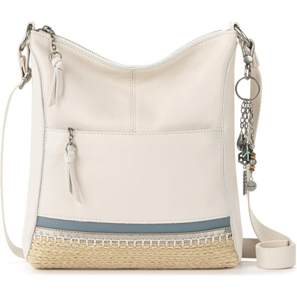 Leather Crossbody Bag with Adjustable Strap Women Travel Organizer